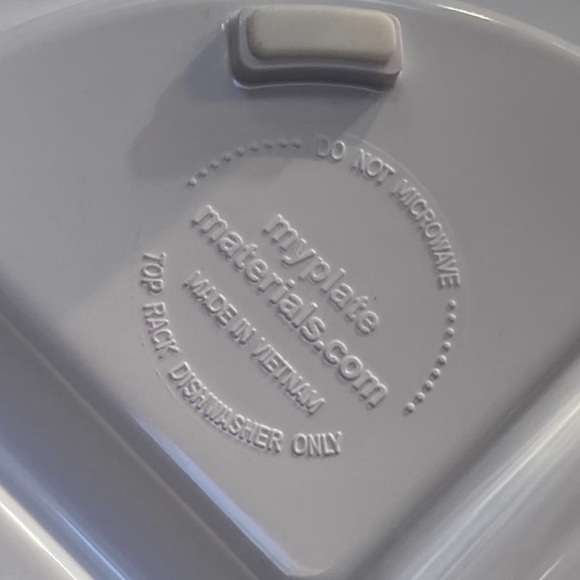 Lot of 5 MyPlate.gov Divided Plastic Plates for Toddlers Kids Children Dishware - Picture 3 of 4
